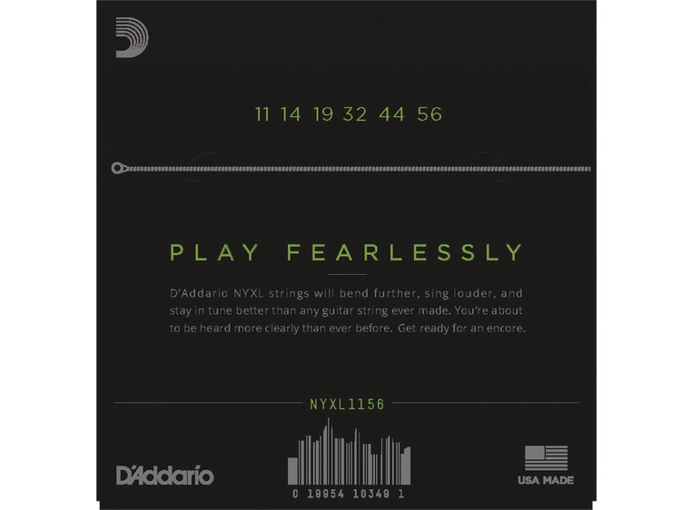 D'addario NYXL1156 El.Gitar Strenger (011-056) 
